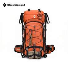 户外徒步背包 48L，男女通用战术户外旅行背包 - 橘色 - 查看 3