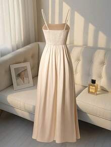 Women Midi Dresses - Champagne 2 - View 2