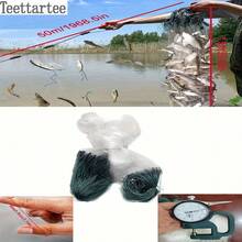 Teettartee Jaring Ikan Nilon 3 Lapis untuk Memancing di Luar Ruangan dan Berkemah, Jaring Insang Ikan Mas, Jaring Gantung, Jaring Pancing, Ketebalan 2.0, Ukuran Jala 8cm, Cocok untuk Menangkap Ikan Besar, Jaring Insang Ekstra Panjang - MultiWarna - View 13