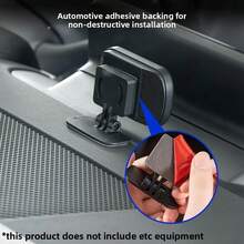 Universal Detachable Instrument Panel Bracket For Vehicle, Suitable For GPS Tracker, Dashcam, Parking Card, Electronic Tag, Etc. - Dashboard Bracket - View 6