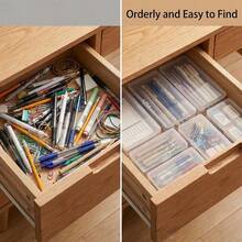 Transparent Plastic Storage Box With Hinged Lid - Clear Storage Container, Suitable For DIY Crafts, Jewelry And Small Items, Secure Latch Design, Stackable For Easy Storage, Jewelry Storage Box - Clear - View 5