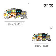 1个/2个/3个可爱卡通猫咪热转印贴纸，奢华梦幻风格，DIY熨烫贴片，适用于T恤、连帽衫、帆布包、帽子、枕头等。 - 多色 - 查看 4