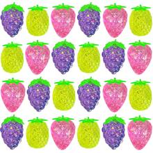 1/6/12/30pcs Squeeze Stress Relief Ball, Flashing Fruit Shaped Sensory Toy, Stretch Squeeze Ball, Relieve Stress & Anxiety, Party Favor, Random Style & Color - Multicolor - View 8