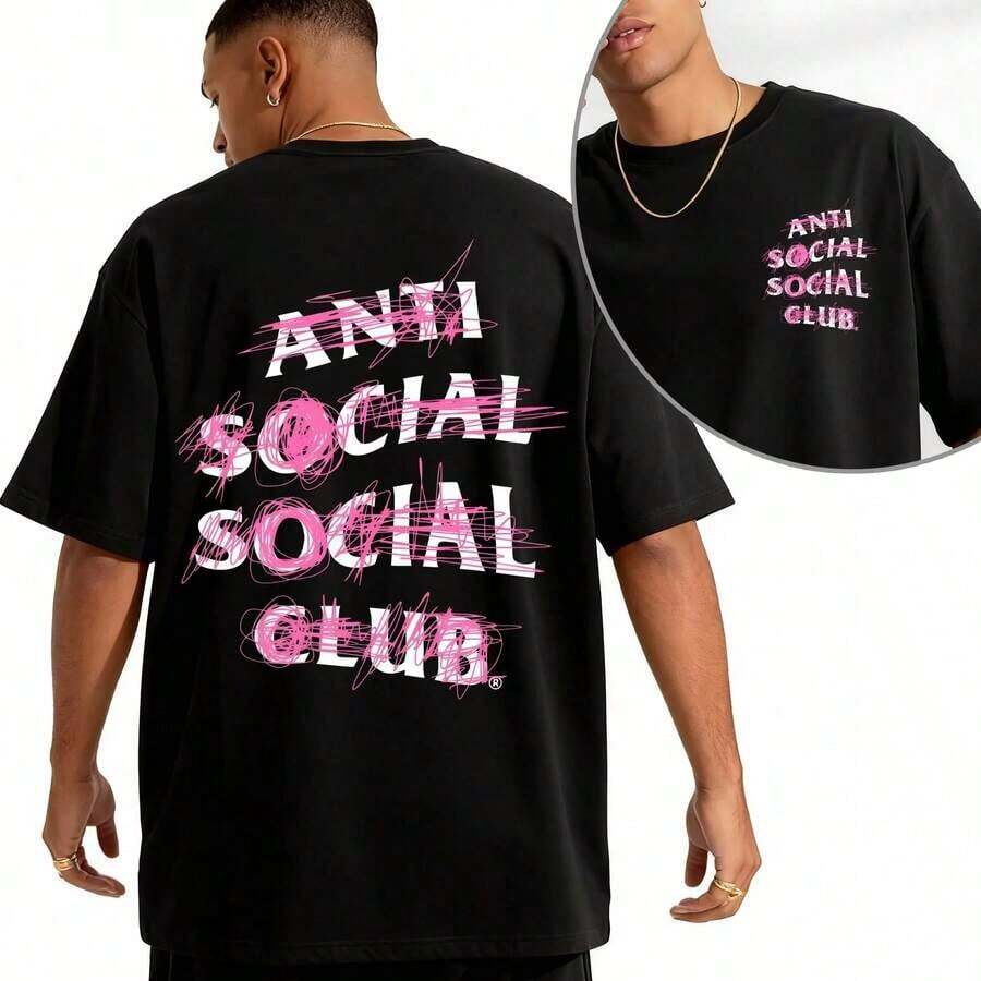 Classic1pc Camiseta informal de algodón con cuello redondo para mujer Camiseta deportiva para mujer Camiseta para hombre Camisetas para parejas Regalo de San Valentín Regalo de cumpleaños Regalo de Navidad Camiseta unisex Apta para todas las estaciones,Con el motivo ClubSummer Tee - Negro 26 - Ver 1