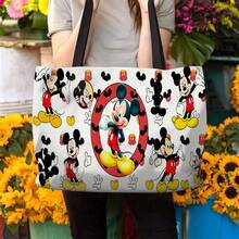 Disney 16*12 Inch Large Capacity Women's Handbag/Tote Bag, Printed With Mickey Mouse Pattern, 1 Pc - Mouse - View 17