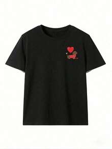 Women T-Shirts - Black - View 5