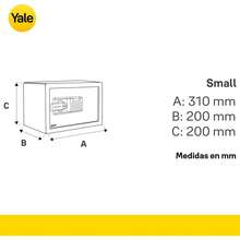 Caja Fuerte Digital Electrónica Pequeña 20x20x31 cm para Hogar Oficina - 1 - Ver 5
