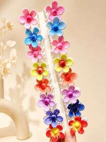 10pcs Random Small Cute Hair Clips For Girls, Suitable For Daily Wear, Random Styles - Multicolor - View 5