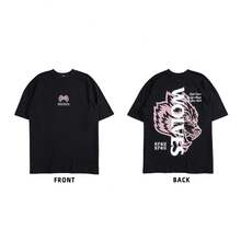 DARC Wolf Head Fitness American Style T-Shirt, Pure Cotton, Round Neck, Printed Short Sleeve - DSDT053 - View 12