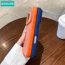 KOOLIFE 磁吸奢華啞光雙色親膚感高端防撞防摔 Apple 手機保護殼 灰色與白色，適用於 iPhone 18 Pro/18 Pro Max/17 Pro Max/16 Pro Max/15 Pro Max/14 Pro Max/13 Pro Max/17 Pro/16 Pro/15 Pro/14 Pro/13 Pro/17/16/15/14/13/12 Pro Max/12 Pro/12/11 機型；情侶禮物，支援無線充電，防摔硬殼，週年禮物，加厚全包覆手機殼 - 灰色 - 查看 5