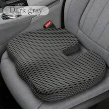 1pc Mesh Design Universal Car Seat Cushion, Memory Foam Booster Pad, Enhances Visibility, Anti-Slip & Wear-Resistant, Suitable For All Seasons, Improves Breathability And Comfort, Car Interior Accessory, Fits For Car, RV, Office Chair - Multicolor - View 16