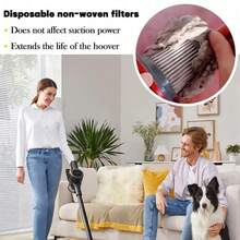 SOKANY 100/50pcs Disposable Vacuum Cleaner Dust Bags - Non-Woven Fabric Replacement Parts, Telescopic Design, Universal Size, Durable And Easy To Clean, High Efficiency Filtration, Improve Cleaning Performance And Extend Machine Life - View 6