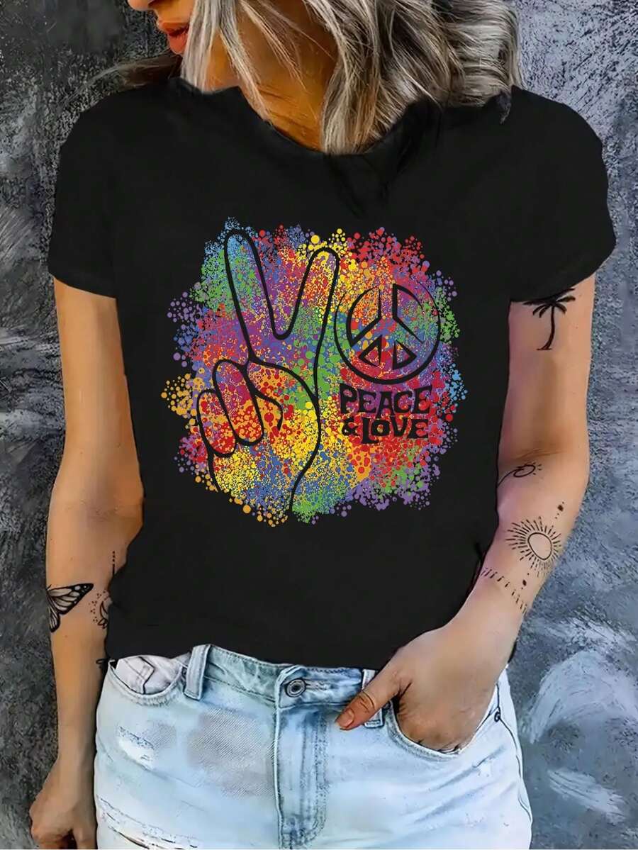 Women T-Shirts - Black - View 1