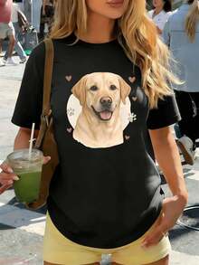 Women T-Shirts - Black - View 1