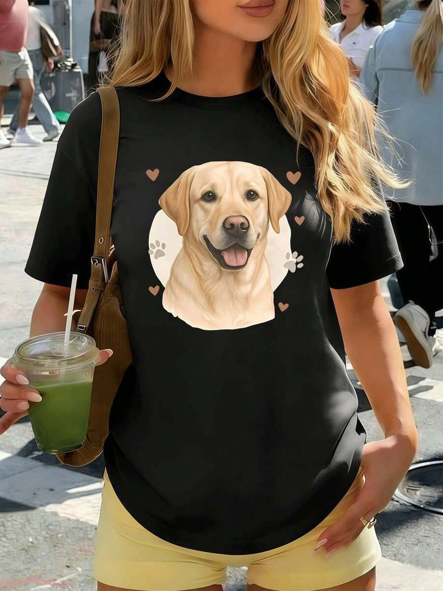 Women T-Shirts - Black - View 1