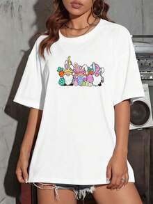 Women T-Shirts - White - View 1