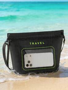1pc Lightweight Waterproof Fitness Crossbody Bag, Suitable For Workout, Running, Gym, Hiking And Daily Travel, Summer Vacation Swimming Sports Bag, Large Capacity Travel Bag, Unisex, Travel Essential, Waterproof Beach Bag - Multicolor - View 10
