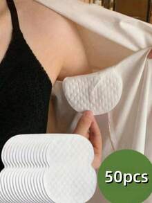 Disposable Sweat Pads, Underarm Sweat Absorbing Pads, Breathable And Quick-Drying, Prevent Sweat Stains And Odor, Suitable For Summer - White - View 8