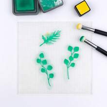 Tấm trộn dạng lưới có độ nhớt thấp, kích thước nhỏ/lớn, tấm xử lý nhựa quang nhạy trong suốt, dùng để cắt, dán sách và làm khuôn mẫu. - Hình vuông - Xem 4