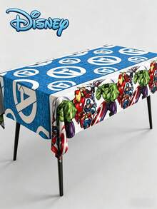 Disney Cartoon-Themed Tablecloth, Waterproof And Oil-Resistant Party And Festival Celebration Event Use Tablecloth For Gatherings, Stain-Resistant And Thickened Model Featuring Cute Stitching Patterns / Spider-Man Patterns / Lightning McQueen Patterns Of Cars / Patterns. Reusable Rectangular Tablecloth, Suitable For Family Dining, Outdoor Picnics, And Gathering Decorations. It Is The Best Gift For Disney Fans, Durable And Easy To Clean. - Multicolor - View 12