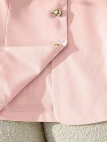 Blusa sin mangas elegante amarilla, top de verano elegante y estilizador para mujeres - Rosa - Ver 5