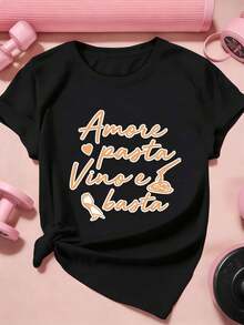 Women T-Shirts - Black - View 2