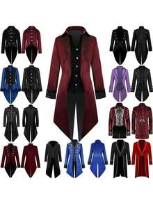 Cosplay Clothing - Jacquard Tuxedo Red - View 4