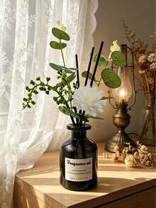 1 Bottle 120ml Flameless Essential Oil, Fresh Air Reed Diffuser Suitable For Bedroom, Living Room And Bathroom - one-size - View 3