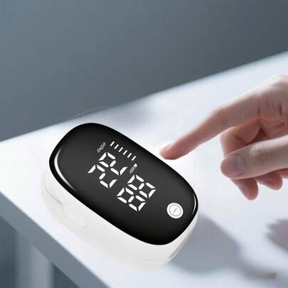 Fingertip Pulse Oximeter For Household Use, A Device That Detects Blood Oxygen Saturation And Pulse Heart Rate