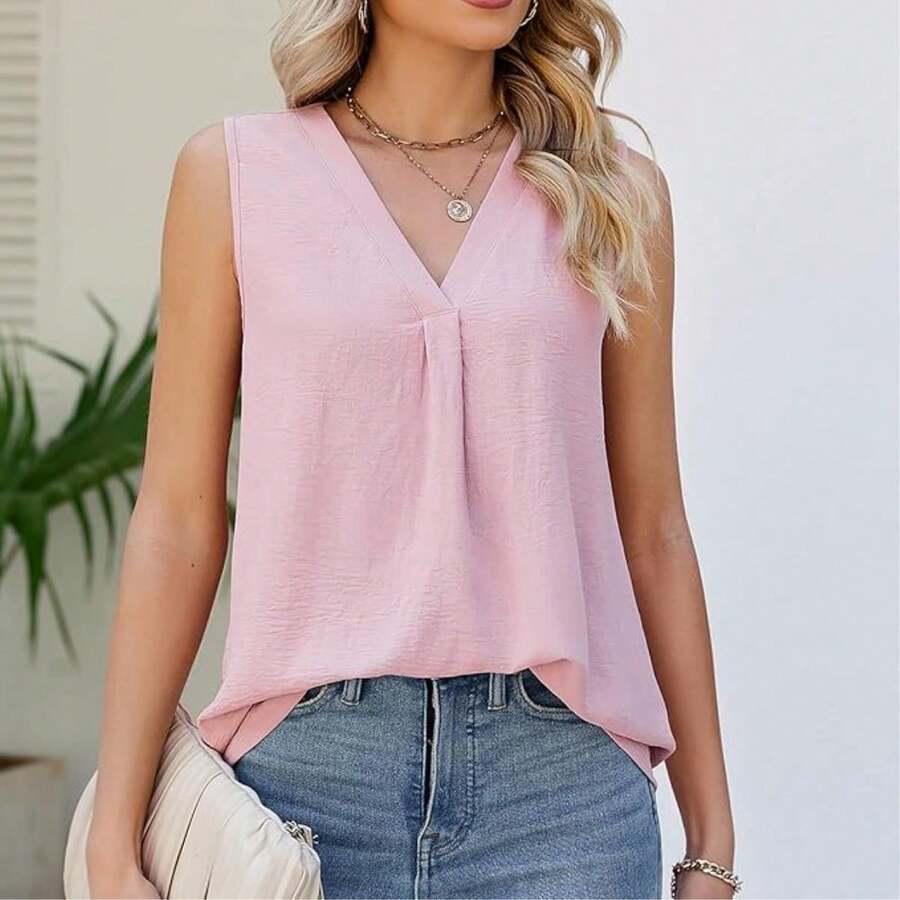 Women Tops - Pink - View 1