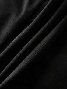 Petite Falda plisada gris de talle alto con silueta A, adelgazante y con efecto anti-exposición - Negro - Ver 5