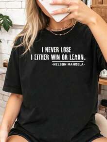Camisetas Motivacionales 100% Algodón para Mujerropa de calor mujer - Negro - Ver 1