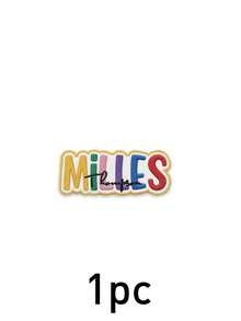 Custom Colorful Letter Name Patch, Personalized Rainbow Text Patch Sticker For Jackets Hoodies Backpacks Tote Bags, Customized Embroidered Name Clothing Badge, Customizable Fashion Label Decor, Aesthetic Street Style Accessory - Style H - View 34