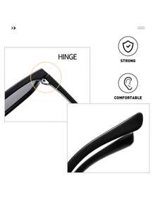 1 chiếc kính râm nữ, kiểu dáng thời trang cao cấp, gọng nhỏ, tối giản, đa năng, thích hợp làm quà tặng ngày lễ, phù hợp cho đeo hàng ngày, lái xe, du lịch. - Nhiều màu - Xem 7