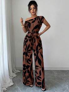 elegante de verano estilizador con estampado para mujer, ideal para vacaciones - Multicolor - Ver 3