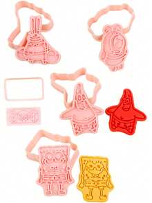 SpongeBob SquarePants 1Pc Cartoon Mold DIY Handicraft Mold Birthday Gift Christmas - Handmade Molds - View 1
