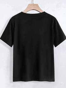 Women T-Shirts - Black - View 2
