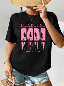 Women T-Shirts - Black - View 2