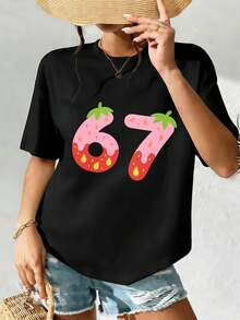 Women T-Shirts - Black - View 2