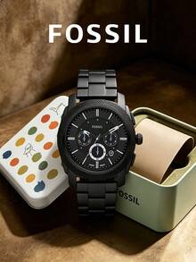 FOSSIL商务通勤腕表：石英顺滑机芯，时尚设计，适合忙碌的专业人士，石英顺滑机芯，轻巧便携 FS4552 - 均碼 - 查看 11