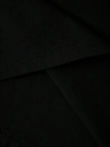 Vestido casual de cena ajustado al cuerpo sin tirantes para mujer - Negro - Ver 9