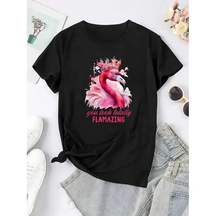 Women T-Shirts - Black - View 2