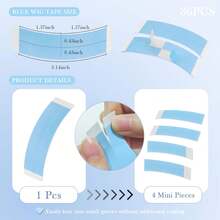 36pcs/Lot Supertape Waterproof Hair Tape Double Side Adhesive Super Tape For Lace Wig Toupee Replacement Hairdresser Accessories, Halloween - View 4