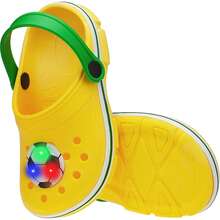 Kidstep Copa Soccer Children's Sandal - Comfortable And Fun LED Papete - 黃色 - 查看 4