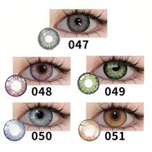 11 Pairs Of Colored Contact 1enses, Offering A Variety Of Color Options. Inc1udes A Contact Lens Case And Wearing Tools, Suitable For Year-Round Use, Ideal For Eye Makeup, Cosplay, Holiday Costume Parties, Halloween - 彩色 - 查看 3