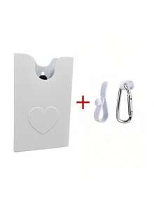 1 Set Silicone Phone Case Accessories,And Key Bags And Hooks For Bogg Bags Accessories,Multi-Functional Travel Storage Box Bag Accessory,Detachable Phone Holder, Phone Storage Box, Mini Beach Bag Silicone Accessory - Multicolor - View 12