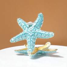 SUSUZUKU 1pc Creative Gift Metal Enamel Starfish Jewelry Box, Unique Birthday/Valentine's Day Gift, Ocean Style Jewelry Storage Box, Seashell Starfish Ceramic Jewelry Organizer, Desktop Decor - Starfish - View 10