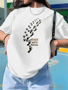 Women T-Shirts - White - View 1