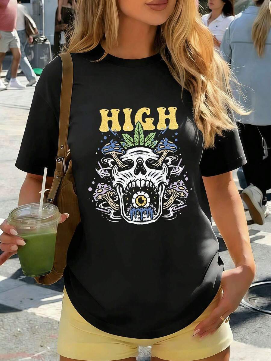Women T-Shirts - Black - View 1