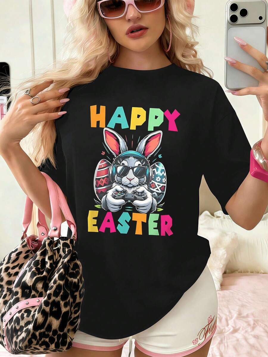 Women T-Shirts - Black - View 1